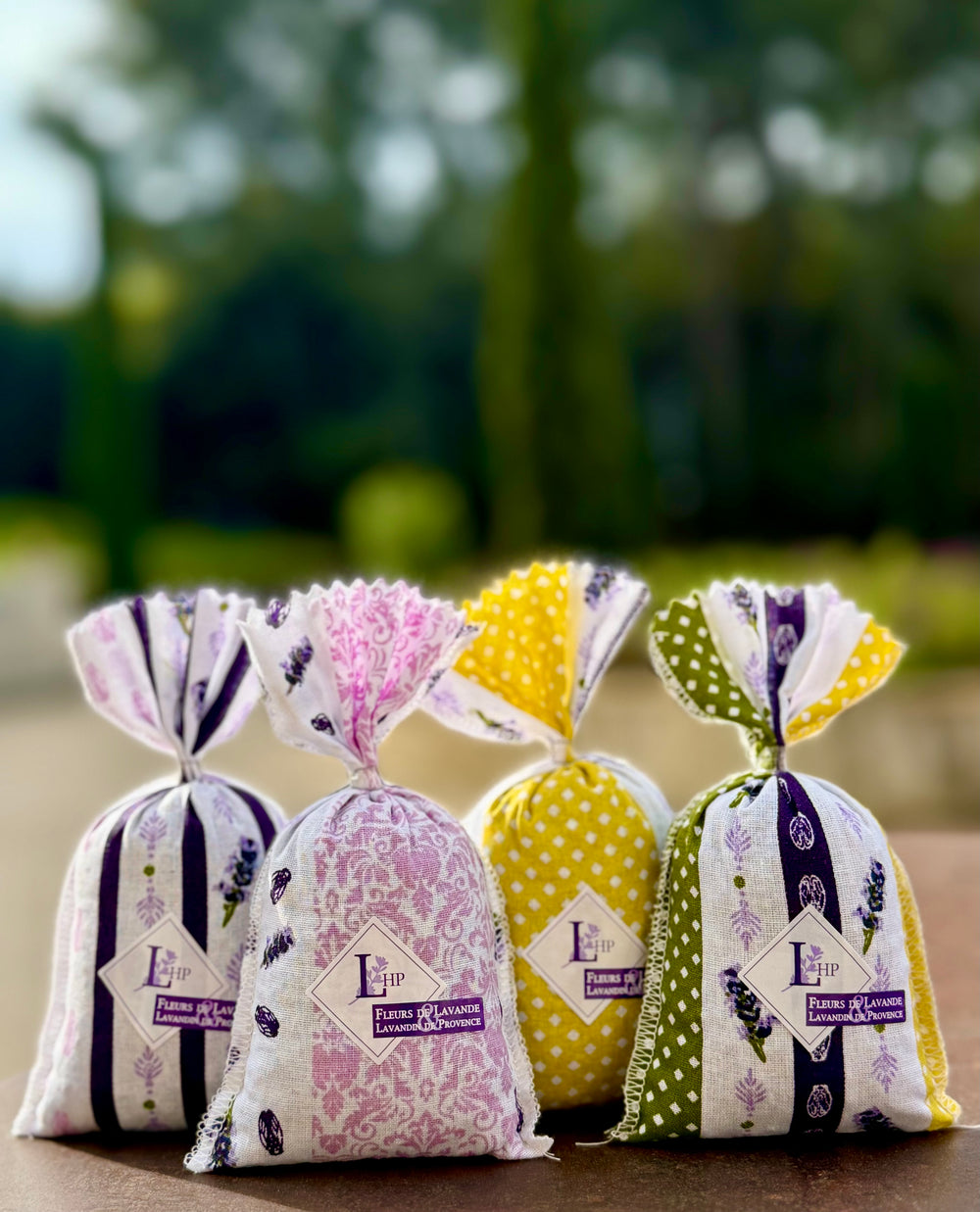 Sachets de lavande et lavandin en tissu provençal 18g