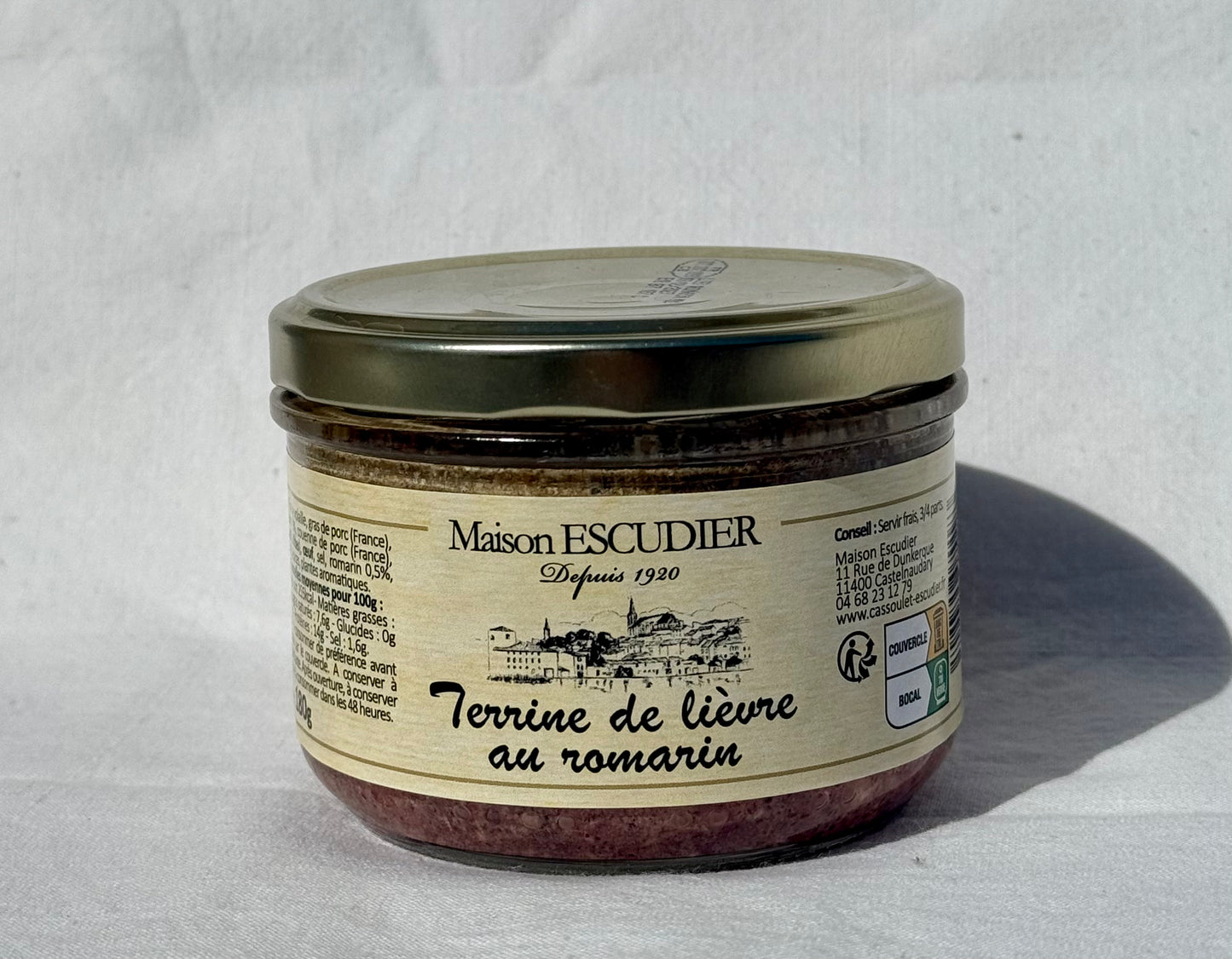 Terrine de Lièvre au Romarin